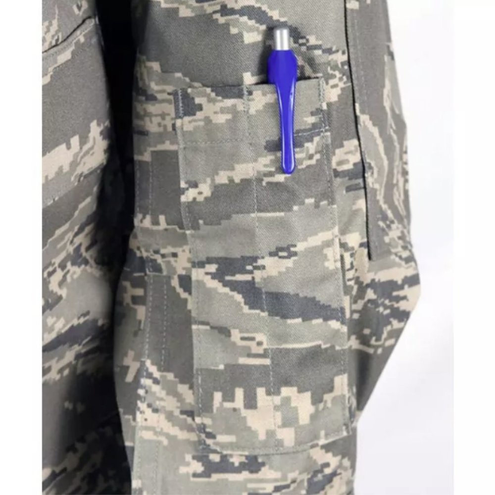 💕 Woman's utility Coat Air Force Camouflage Pattern - Picture 3 of 14